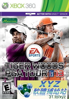 老虎伍茲 13 高球名人賽 Tiger Woods PGA Tour 13 USA XBOX360(美版)(DVD9版)